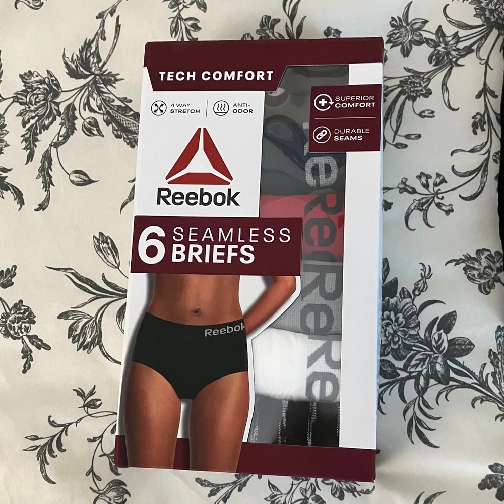 Reebok Seamless Briefs 6-Pack -New